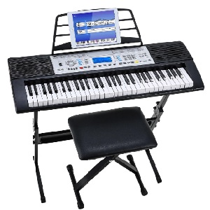 Piano digital infantil, teclado infantil con 61 teclas